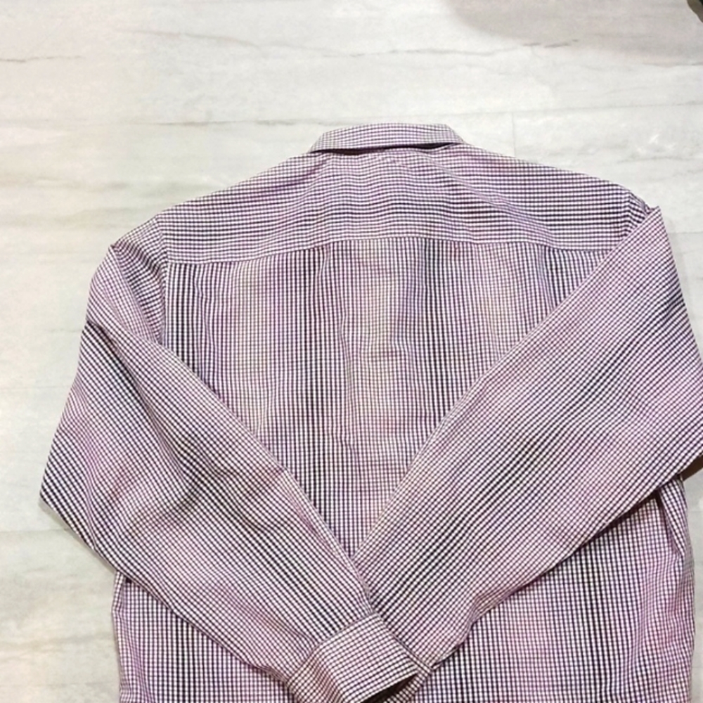 Alanfi Men's Slim-Fit  Easy-Care Business Casual Button Down Shirt. Size Xl. - Picture 8 of 12